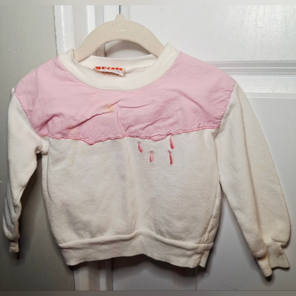 Vintage 80s Cozy Kids Sweatshirt (4T)